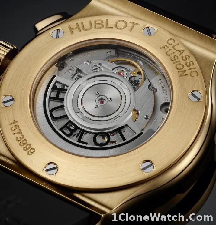 Hublot Classic Fusion Men Automatic Black Rubber Watch 541.VX.1130.RX - detail