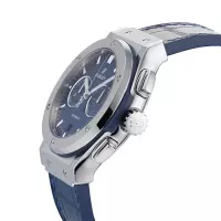 Hublot Classic Fusion Men Automatic Blue Rubber and Alligator Watch 541.NX.7170.LR - view 7