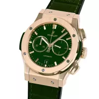 Hublot Classic Fusion Men Automatic Green Alligator Watch 521.OX.8980.LR - view 3