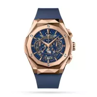 Hublot Classic Fusion Men Automatic Blue Rubber Watch 525.OX.5180.RX.ORL21 - view 1