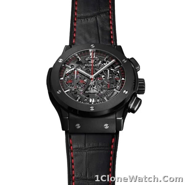 Hublot Classic Fusion Men Automatic Black Alligator Watch 525.CM.0173.LR.AUM20 - detail