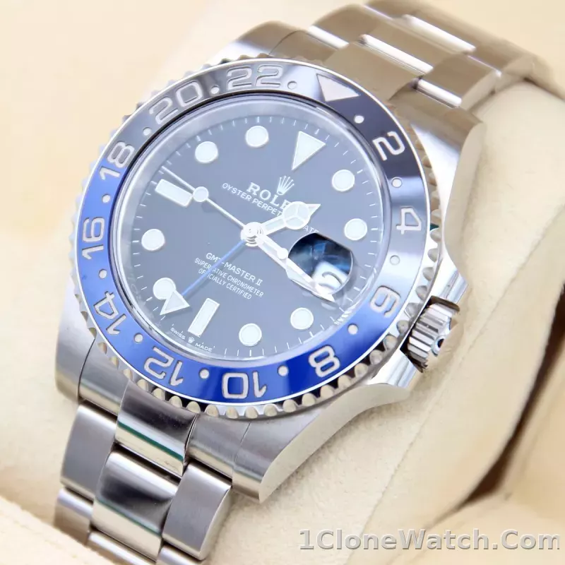 Superclone Rolex GMT-Master II 126710BLNR  Batman  41mm - detail