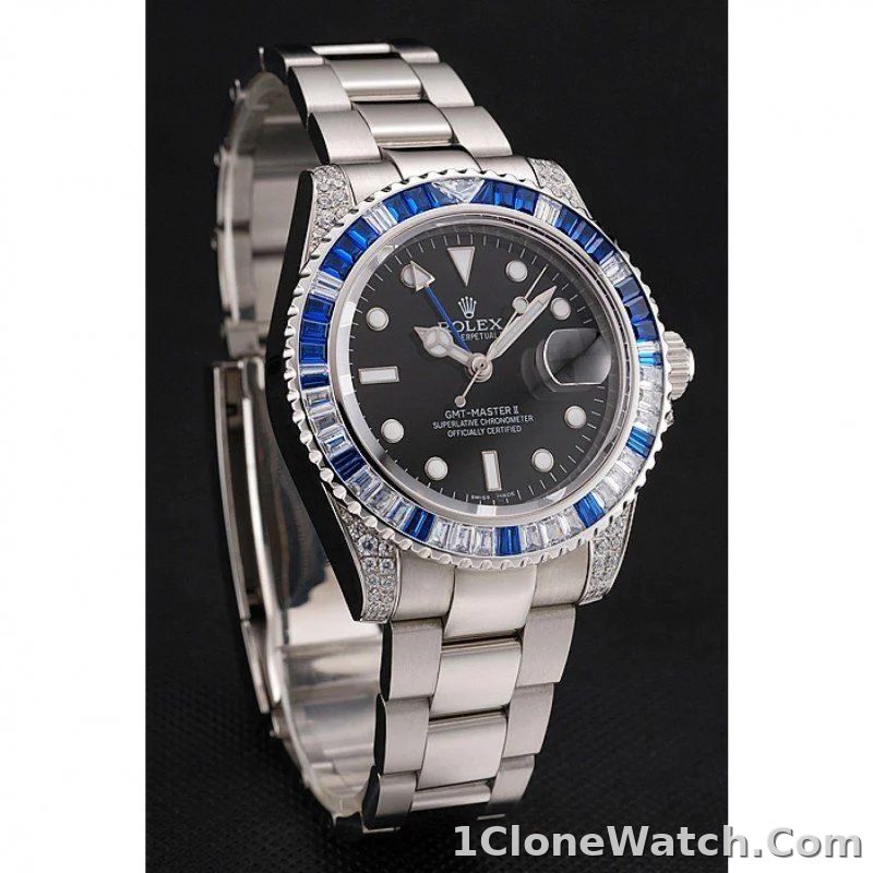 Superclone Rolex GMT-Master II 41mm Black Dial 1453747 - detail