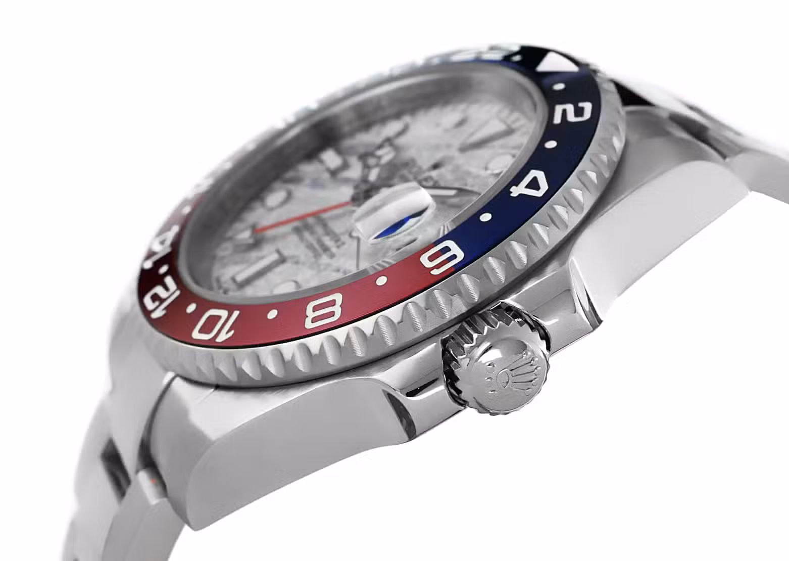 Rolex GMT-Master II 40mm Meteorite Dial 126719BLRO  Superman - detail