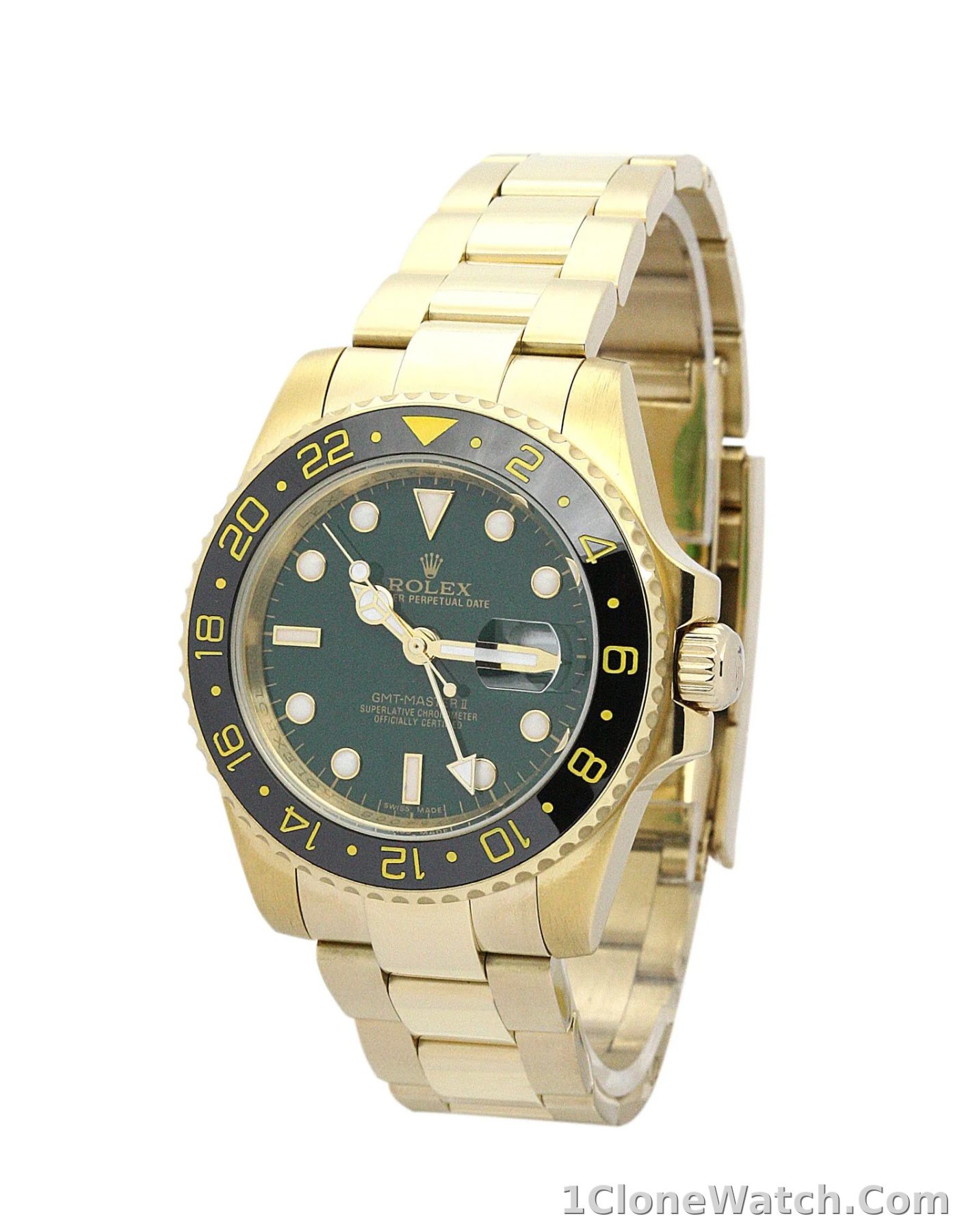 Rolex GMT-Master II 40mm Green Dial 116718LN - detail