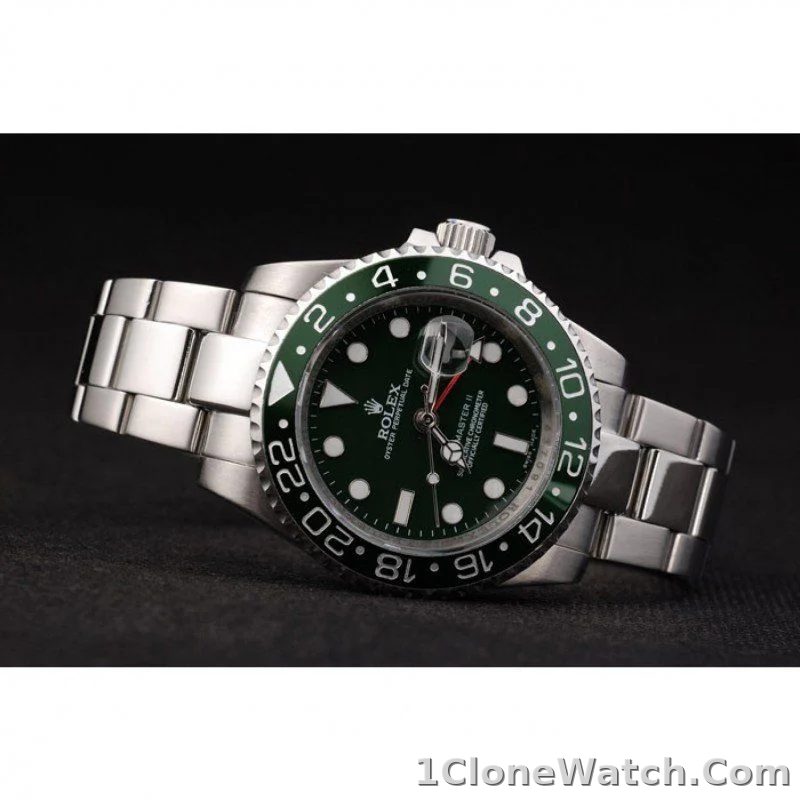 Superclone Rolex GMT-Master II 41mm Green Dial SRL48 - detail