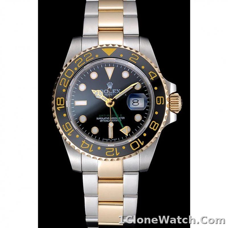 Superclone Rolex GMT-Master II 40mm Black Dial 80295 - detail