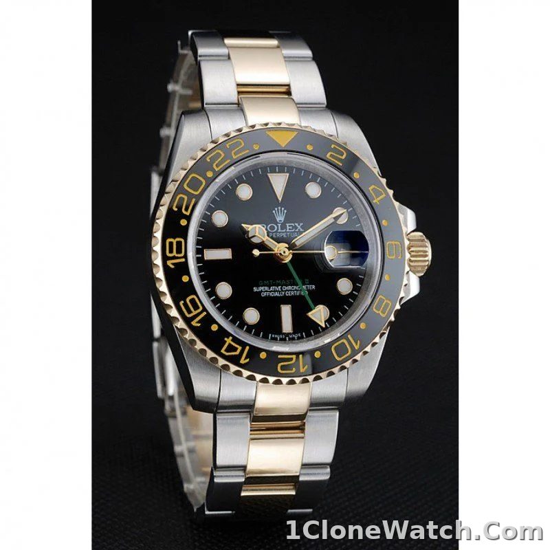 Superclone Rolex GMT-Master II 40mm Black Dial 80295 - detail