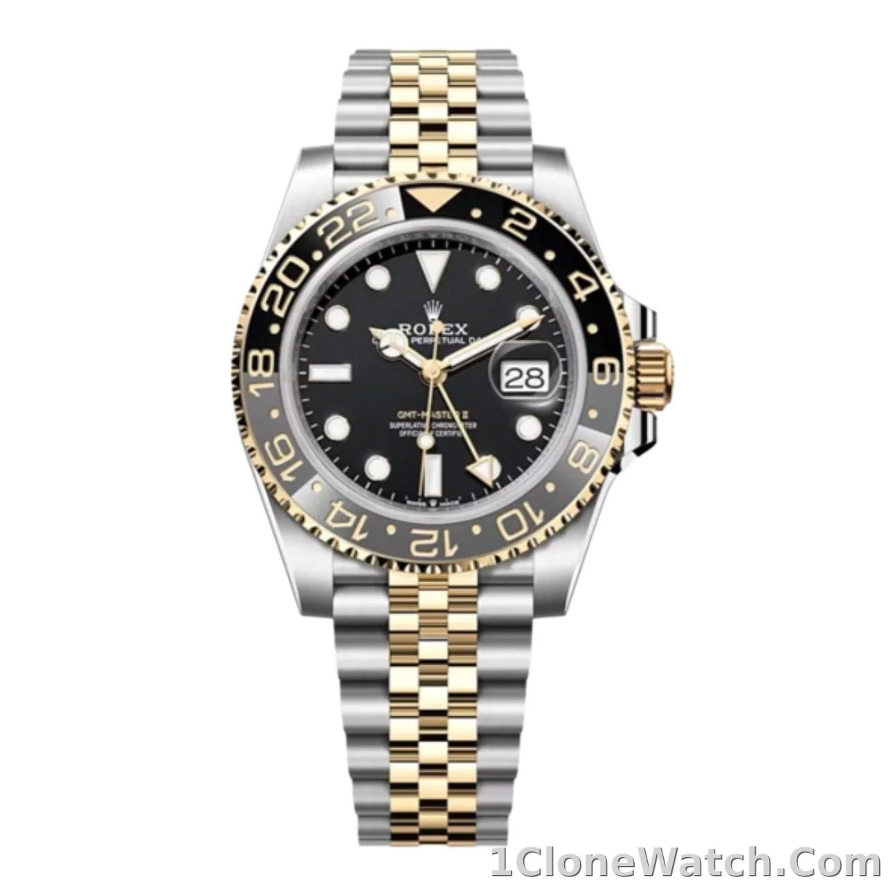 Superclone Rolex GMT-Master II 40 mm Black Dial  Zombie  126713GRNR