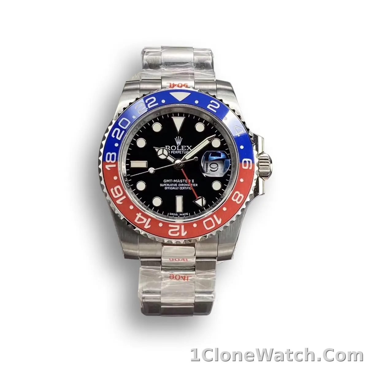 Superclone Rolex GMT-Master II 40mm 126710BLRO  Pepsi  Oyster