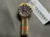 Superclone Rolex GMT-Master II 40 mm 126718GRNR Tiger Iron Dial - view 3