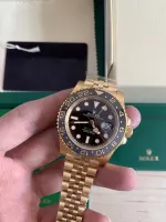 Superclone Rolex GMT-Master II 40 mm Black Dial 126718GRNR - view 3