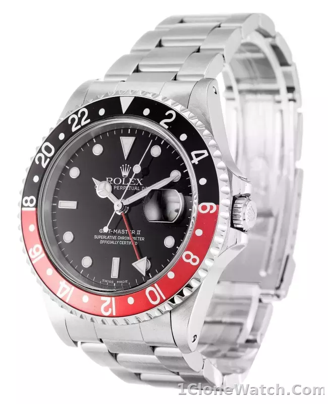 Rolex GMT-Master II 40mm Black Dial 16710  Coke - detail