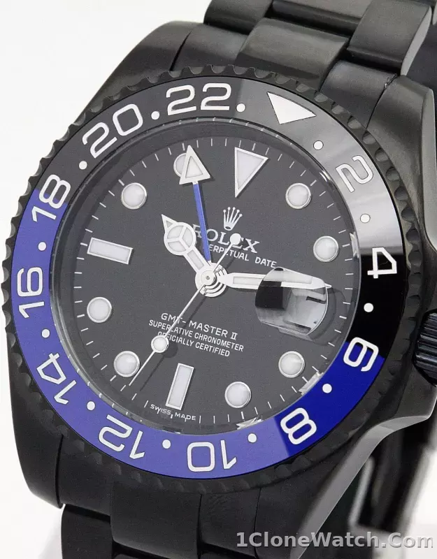 Rolex GMT Master 38mm Black Dial 176200 - detail