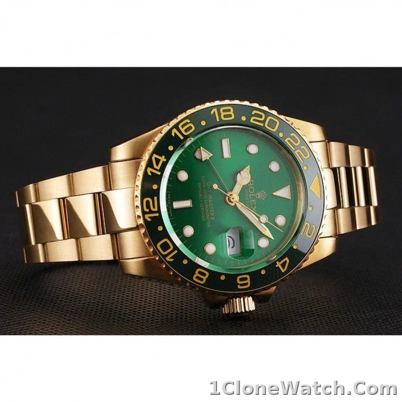 Superclone Rolex GMT-Master II 40mm Green Dial 116718LN - detail