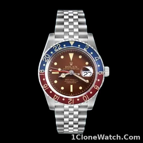Rolex GMT-Master 40mm Men’s 6542 Silver-tone Automatic Swiss Replica Watch