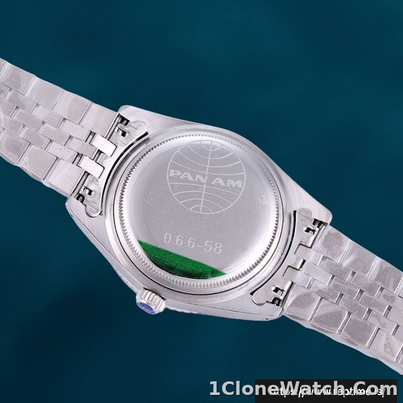 Rolex GMT-Master 40mm Men’s 6542 Silver-tone Automatic Swiss Replica Watch - detail