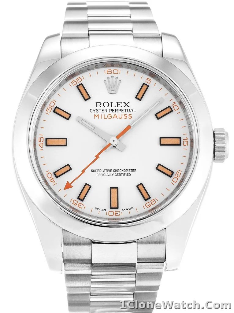 Rolex Milgauss 40mm White Dial 116400