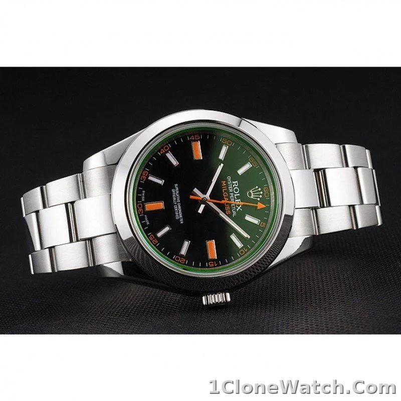 Superclone Rolex Milgauss 41mm Black Dial REP016836 - detail
