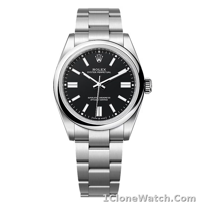 Superclone Rolex Oyster Perpetual 277200 Black Dial - detail