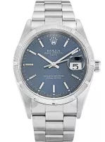 Rolex Oyster Perpetual Date 34mm Blue Dial 15210 - view 1