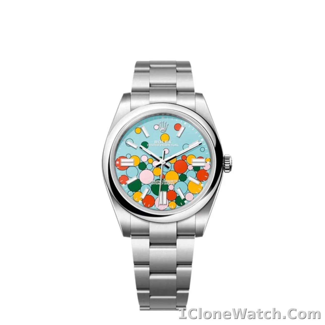 Superclone Rolex Oyster Perpetual 41 mm Turquoise Dial 124300
