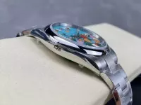 Superclone Rolex Oyster Perpetual 41 mm Turquoise Dial 124300 - view 7