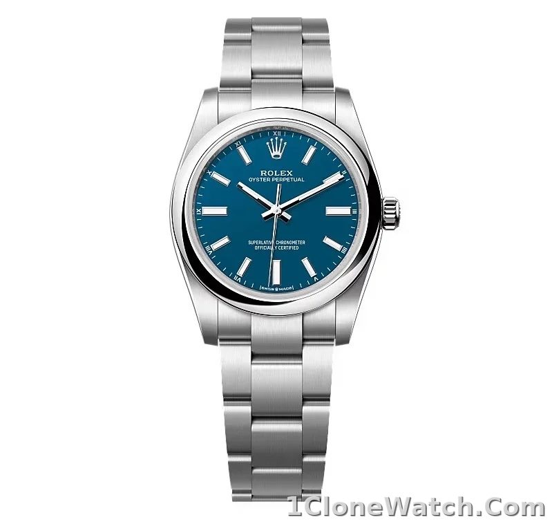 Superclone Rolex Oyster Perpetual 277200 Med Blue Dial