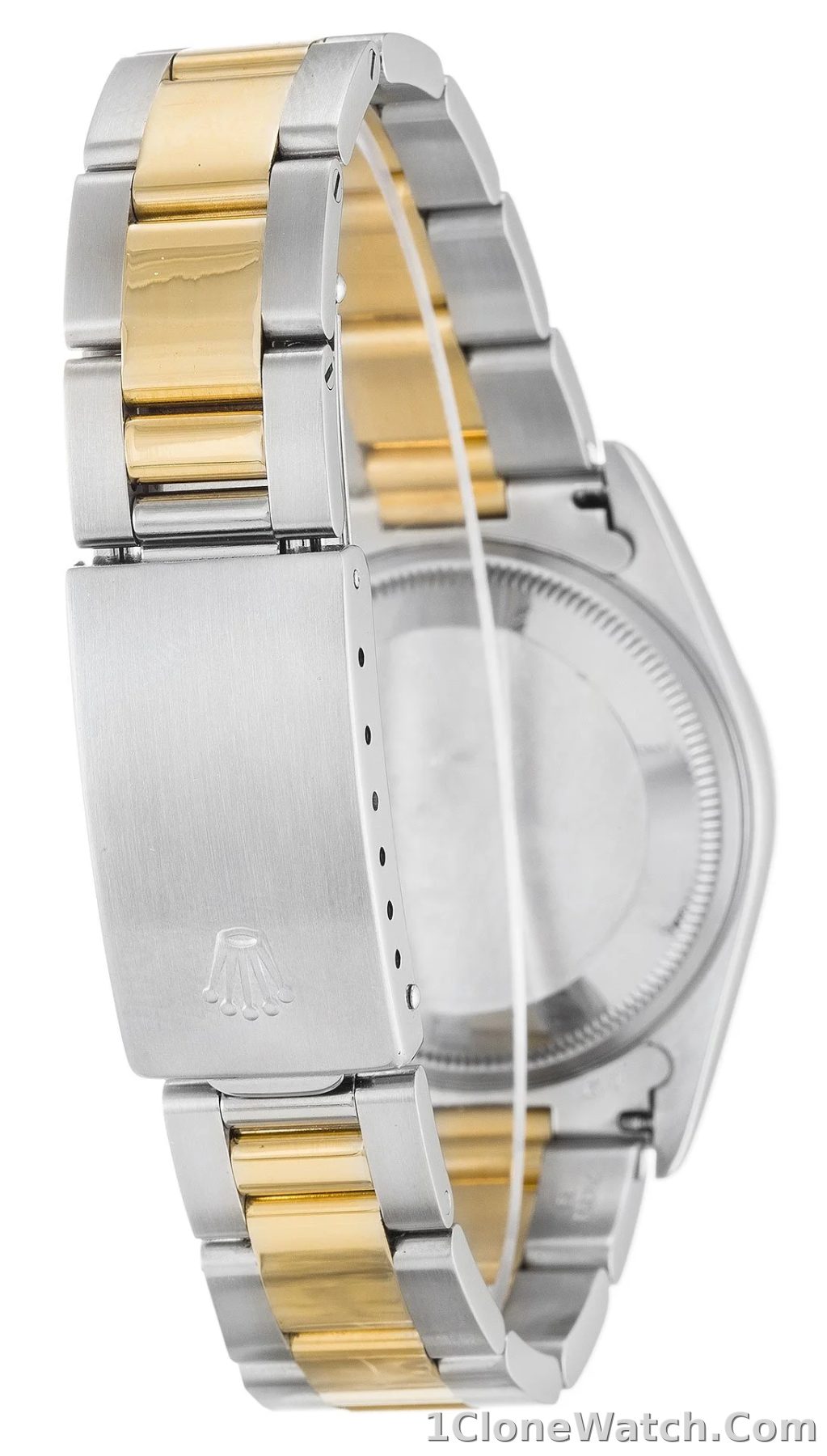 Rolex Oyster Perpetual Date 34mm Champagne Dial 15223 - detail