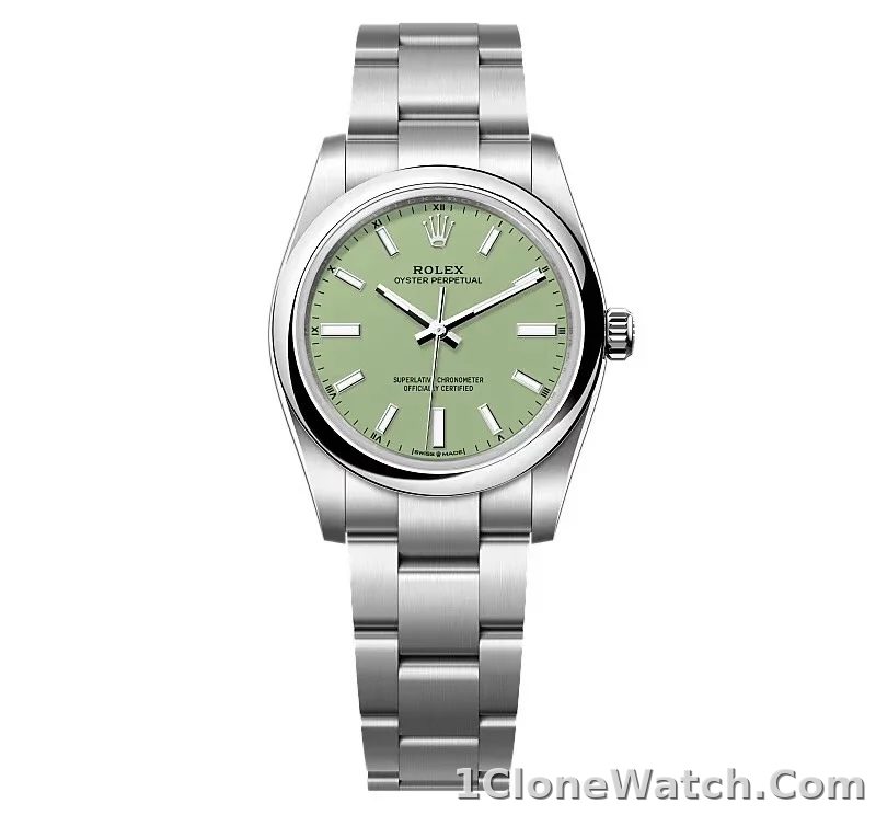 Superclone Rolex Oyster Perpetual 277200 Pistachio Dial