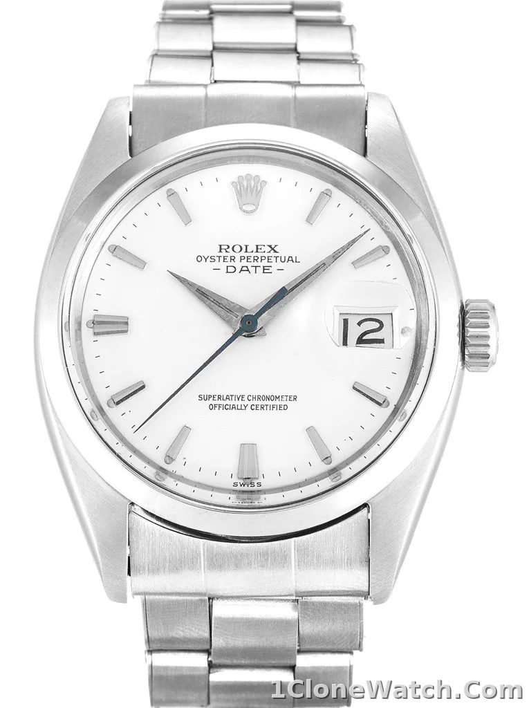 Rolex Oyster Perpetual Date 36mm Silver Dial 1500