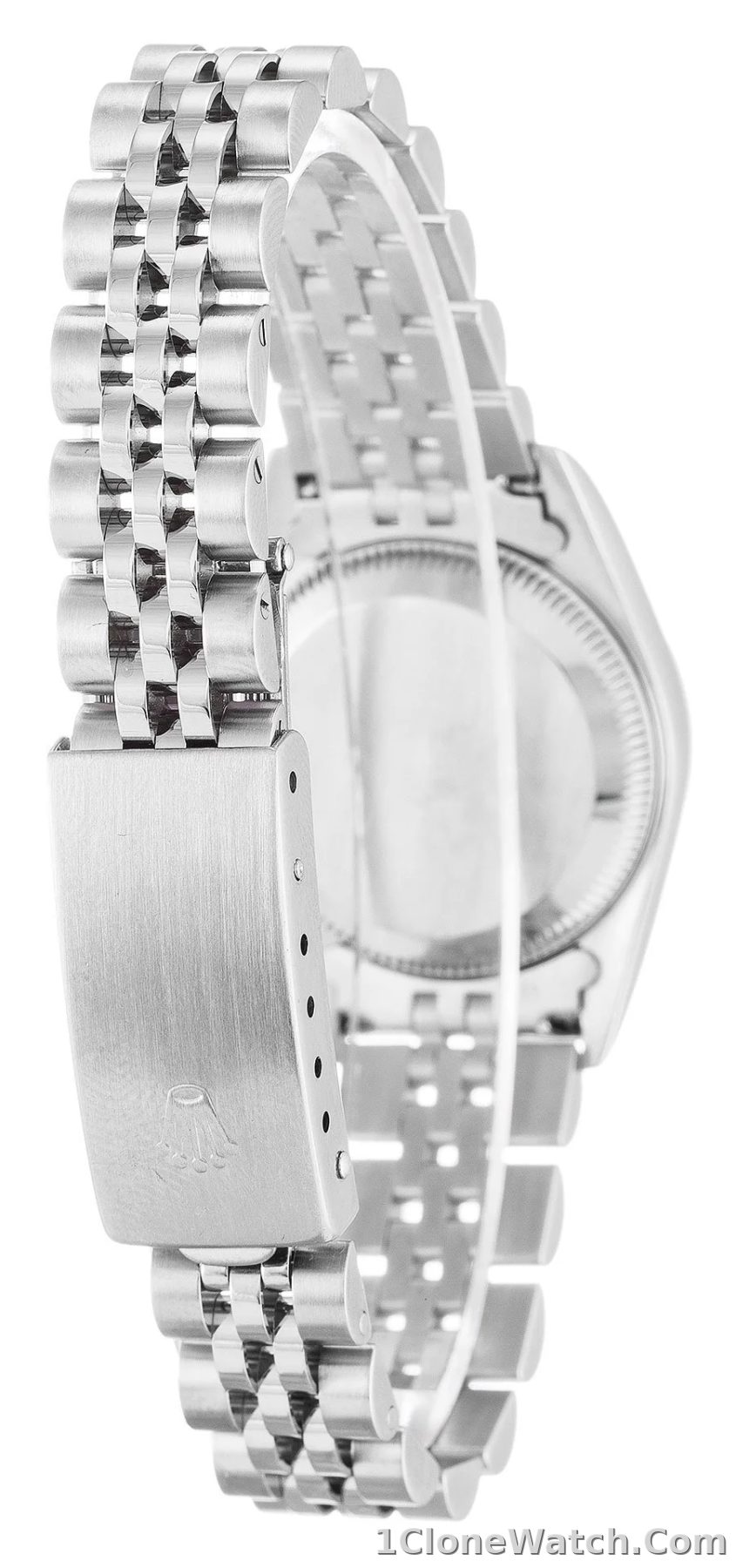 Rolex Oyster Perpetual Lady 26mm Silver Dial 76094 - detail