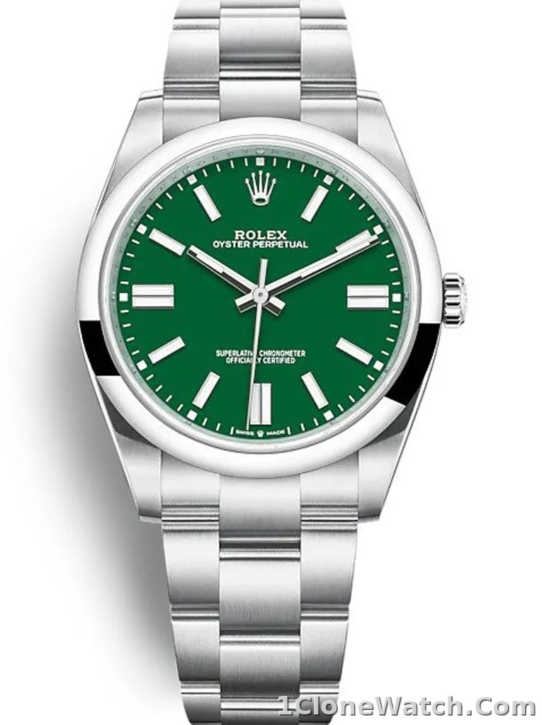 Rolex Oyster Perpetual 41mm Green Dial 124300