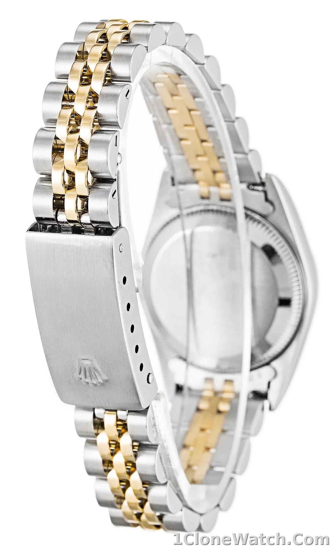 Rolex Oyster Perpetual Lady 24mm Gold Dial 76193 - detail