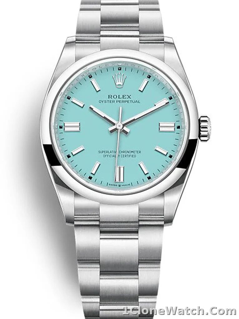 Rolex Oyster Perpetual 36mm Tiffany Blue Dial 126000