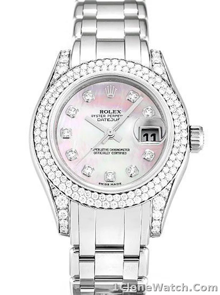 Rolex Pearlmaster 36mm Mother of Pearl   Pink Dial 80359