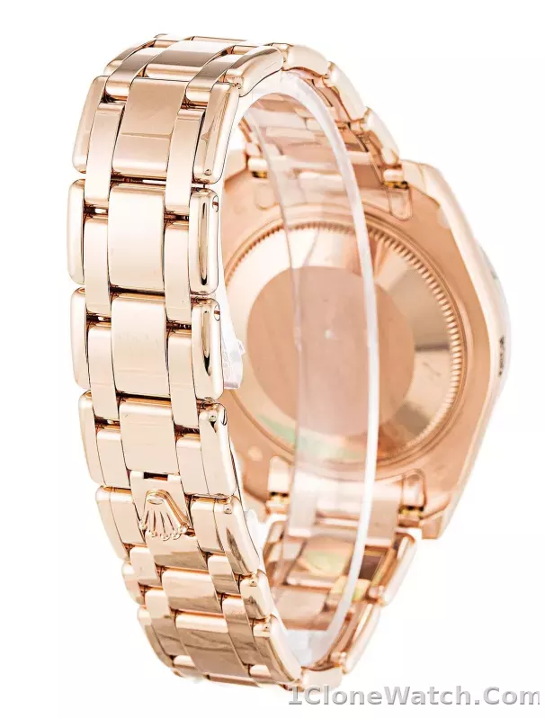 Rolex Pearlmaster 34mm Mother of Pearl Dial 81285 - detail
