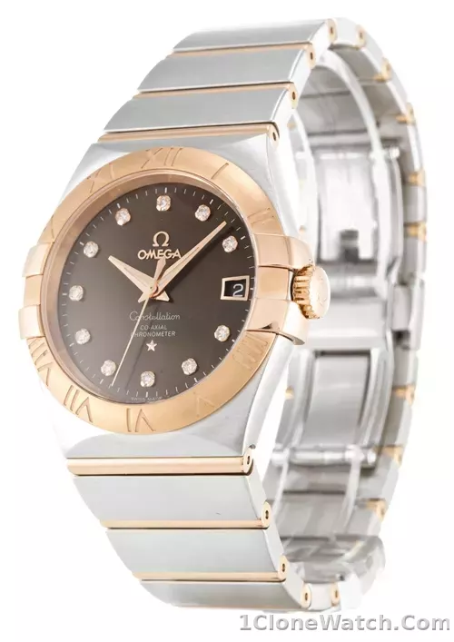 Omega Constellation Chronometer 123.20.35.20.63.001 - detail