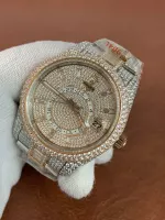 Rolex Sky Dweller two tone 326934 iced out (cubic zirconia) - view 4