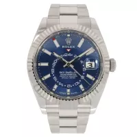 Superclone Rolex Sky-Dweller 42 mm Bright blue Dial 336934 Oyster - view 3