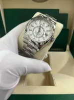 Superclone Rolex Sky-Dweller 42 mm Intense white Dial 336934 - view 3