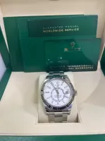 Superclone Rolex Sky-Dweller 42 mm Intense white Dial 336934 - view 4