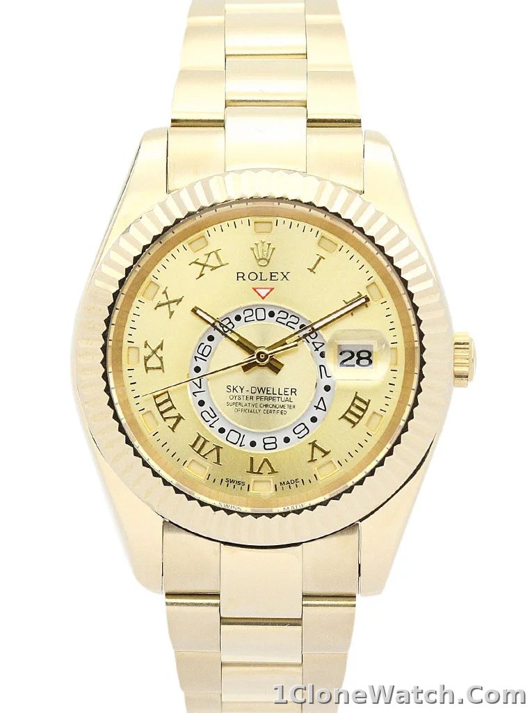 Rolex Sky-Dweller 42mm Champagne Dial 326938