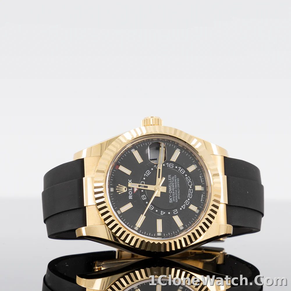 Rolex Sky-Dweller 42mm Black Dial 326238 - detail