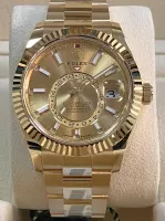 Superclone Rolex Sky-Dweller 42 mm Champagne Dial 336938 - view 3