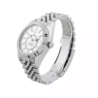 Superclone Rolex Sky-Dweller 42 mm Intense white Dial 336934 Jubilee - view 3