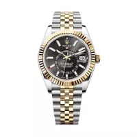 Superclone Rolex Sky-Dweller 42 mm Bright black Dial 336933 - view 1