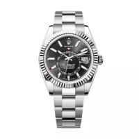 Superclone Rolex Sky-Dweller 42 mm Bright black Dial 336934 Oyster - view 1
