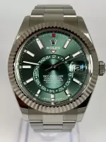 Superclone Rolex Sky-Dweller 42 mm Mint green Dial 336934 Oyster - view 3