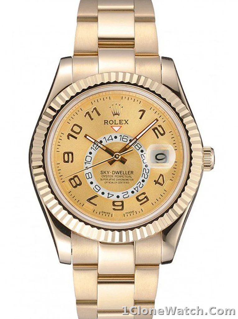 Rolex Sky-Dweller 41mm Gold Dial 80243